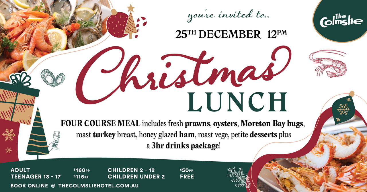 Christmas Lunch - The Colmslie Hotel - Brisbane Function Venue & Pub