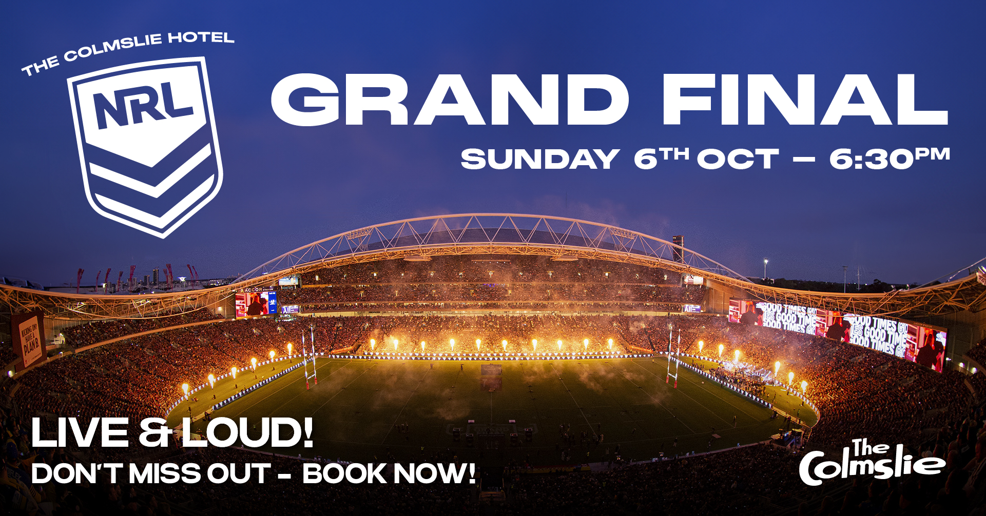 NRL GRAND FINAL - The Colmslie Hotel - Brisbane Function Venue & Pub